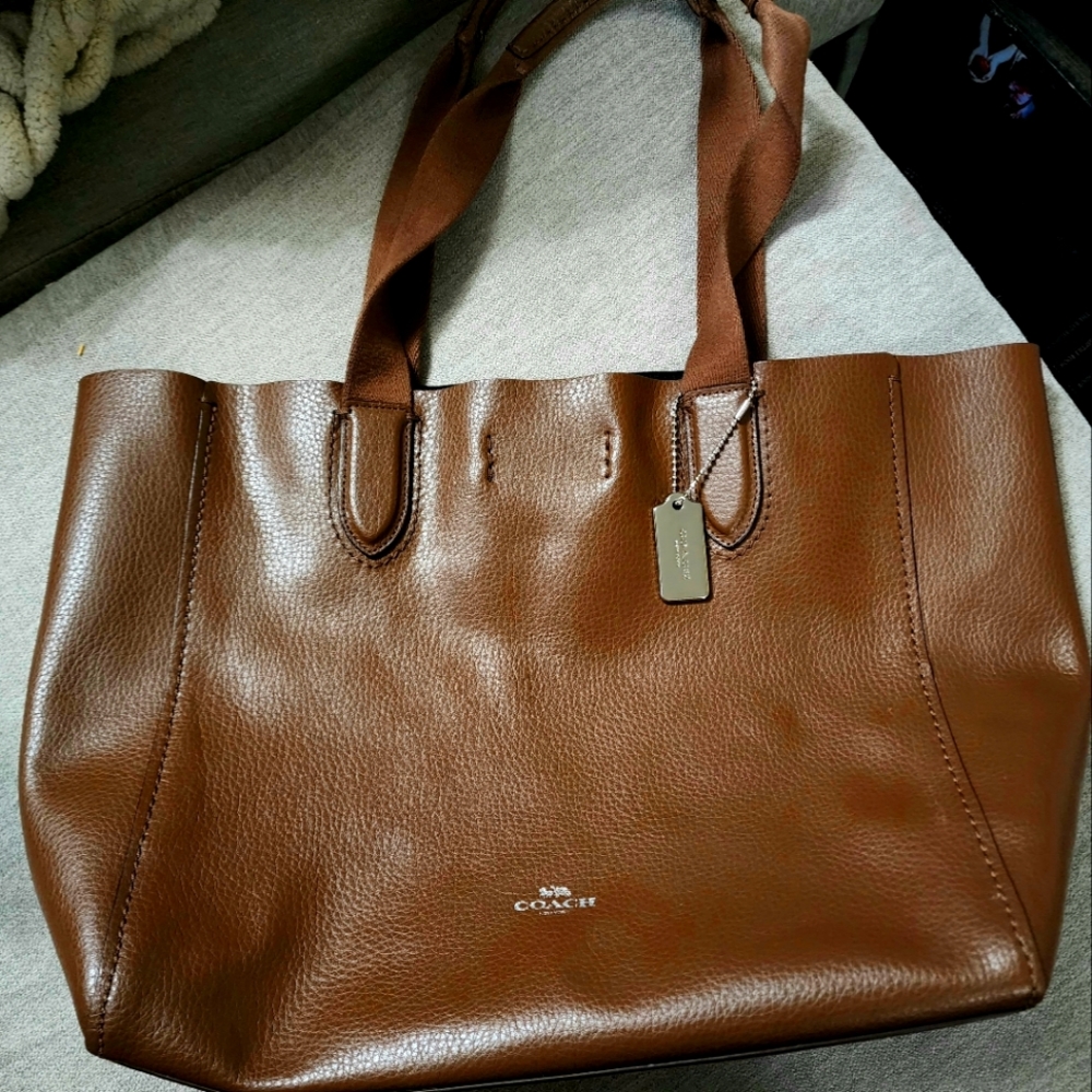 Coach Brown Derby Tote Bag